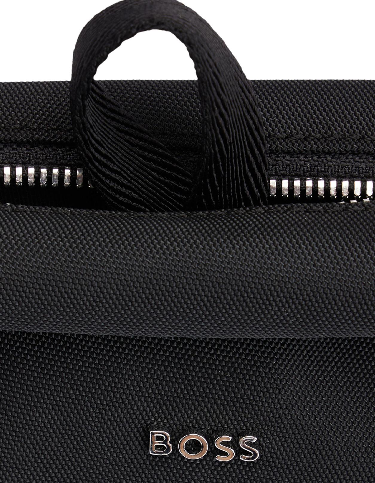 Beauty Case Monogram Nero Con Zip Doppia - KITON - Russocapri