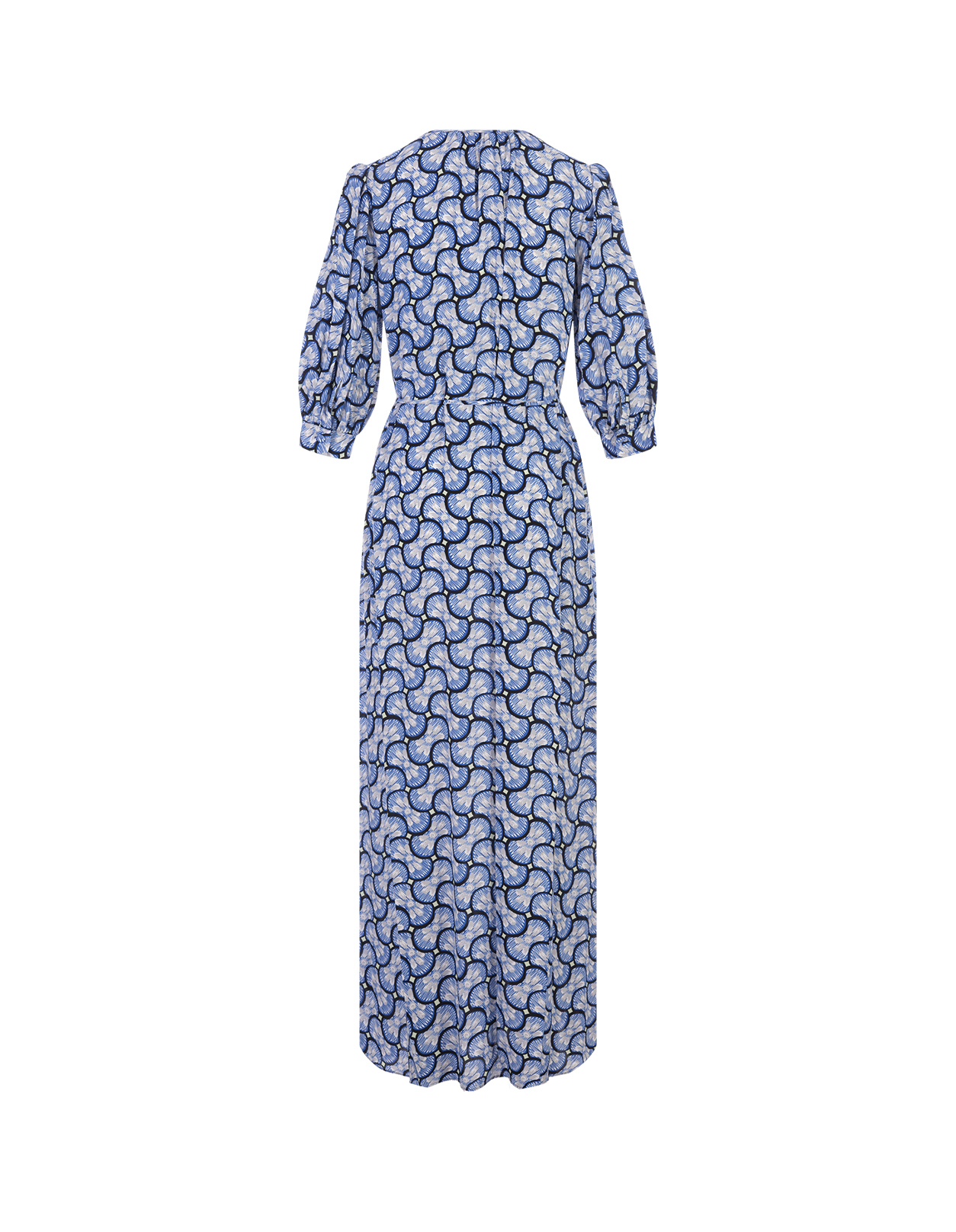 Drogo Long Dress in Huge Daisy Geo - DIANE VON FURSTENBERG - Russocapri