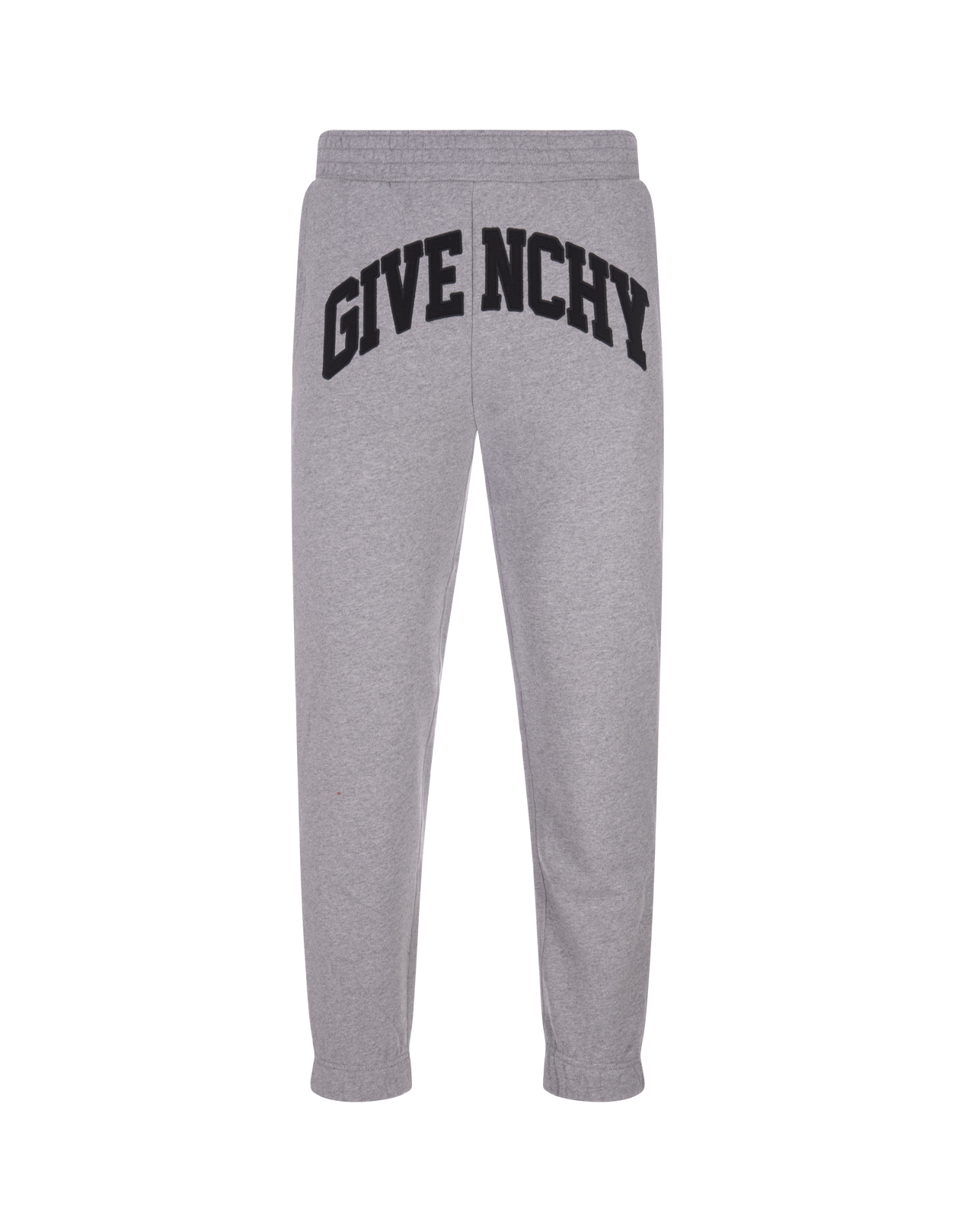 Grey Joggers With Black Front Logo - GIVENCHY - Russocapri