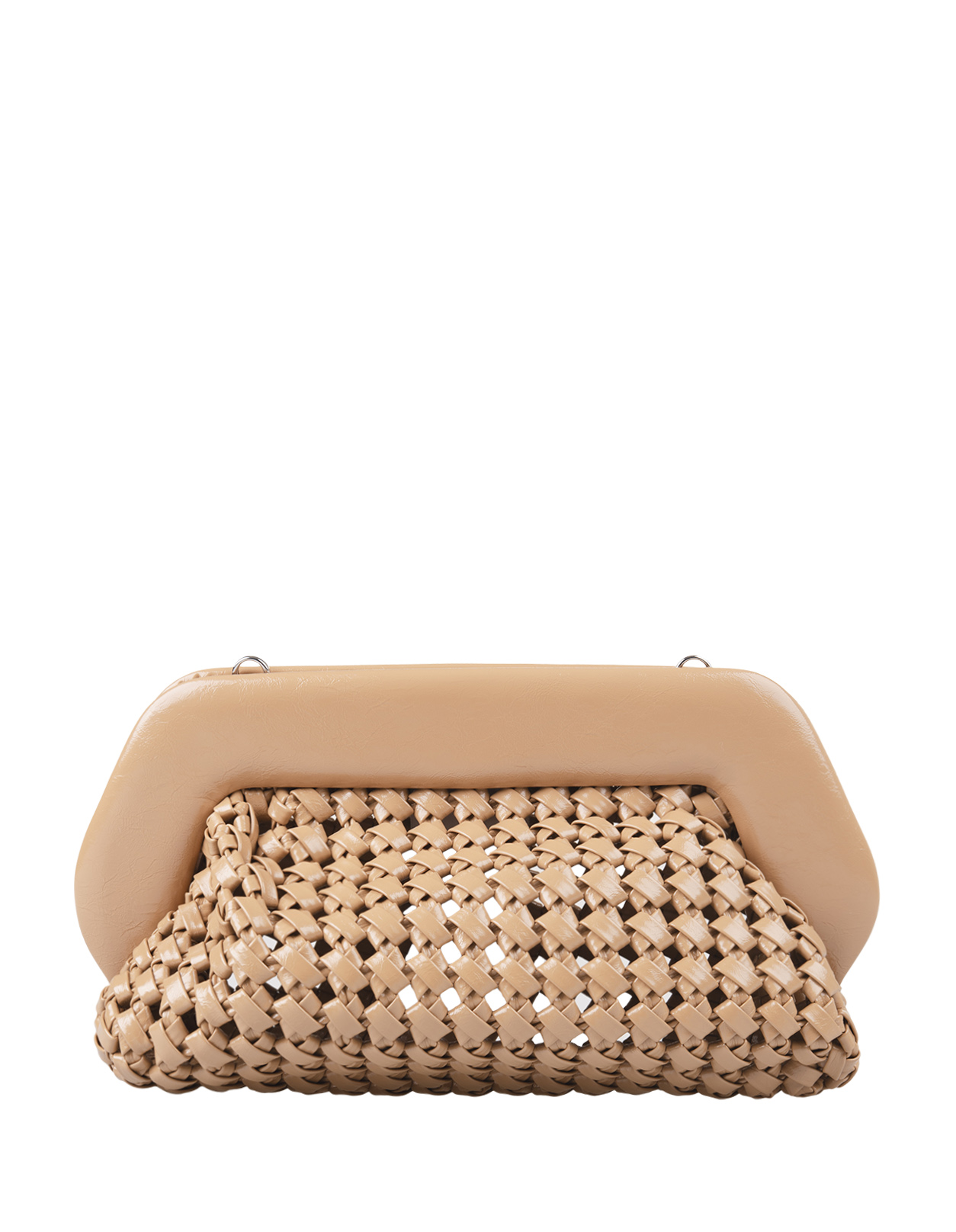 Shiny clutch store bag