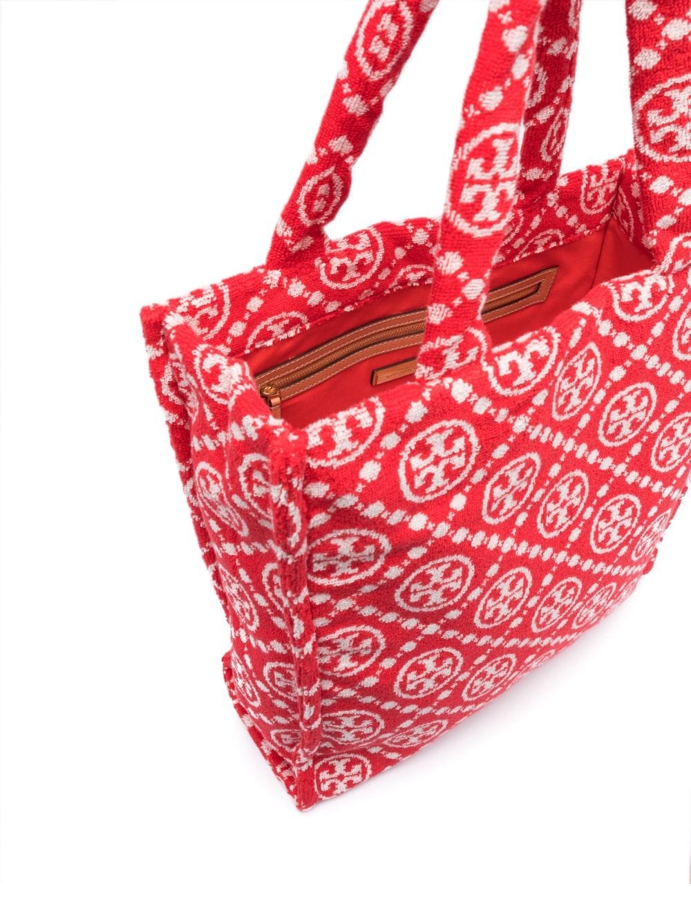T Monogram Terry Tote: Women's Designer Tote Bags | Tory Burch