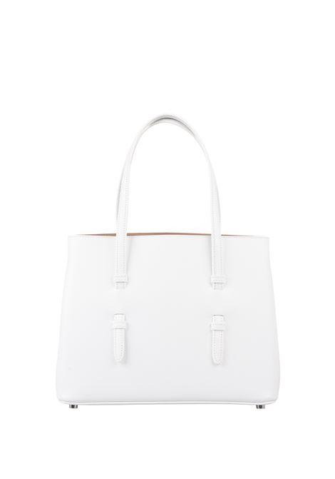 White Mina 25 Bag With Perforated Logo - ALAIA - Russocapri