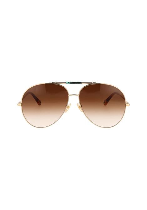 Women's Metal Aviator Sunglasses - Wild Fable™ Gold