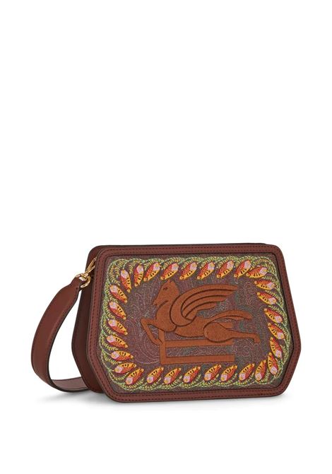 Etro Essential Jacquard Crossbody Bag in Multicoloured - Etro