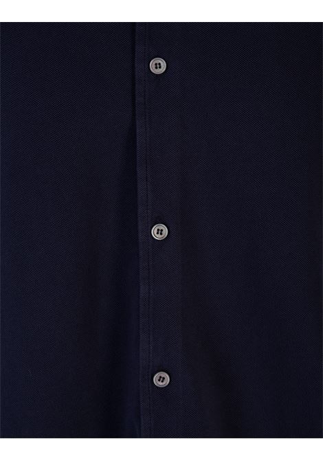 FEDELI Manuel Blue-White Striped Cotton Jersey Polo Shirt EU 58 NEW –  SARTORIALE