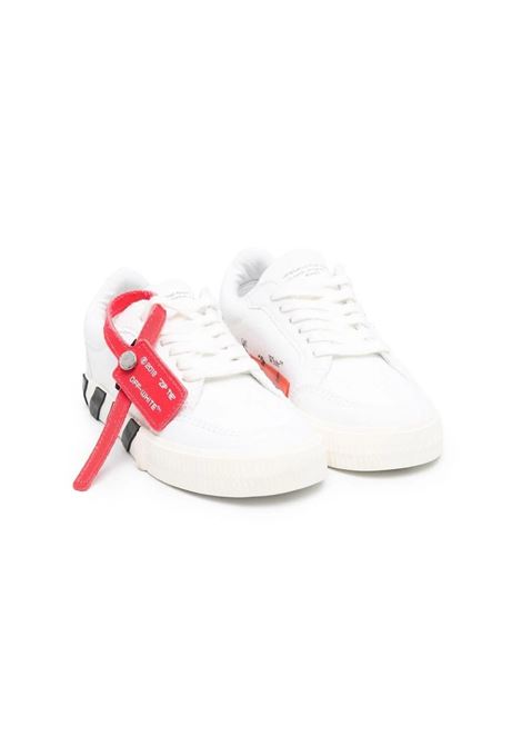 White Vulcanized Low Sneakers OFF-WHITE KIDS | OBIA003C99FAB0010110