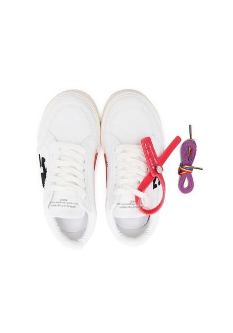 Sneakers Basse Vulcanized Bianche OFF-WHITE KIDS | OBIA003C99FAB0010110