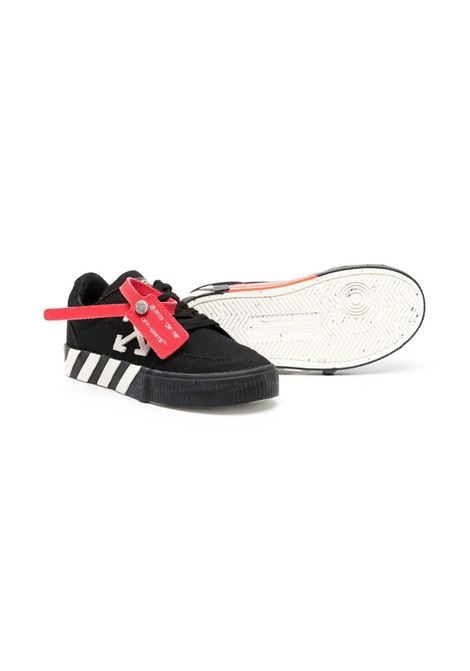 Black Vulcanized Low Sneakers OFF-WHITE KIDS | OBIA003C99FAB0011001