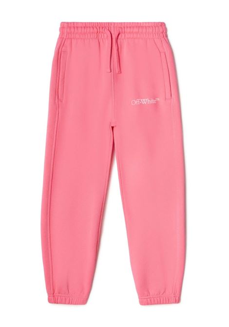 Pink Joggers With Logo OFF-WHITE KIDS | OGCH001F23FLE0023201