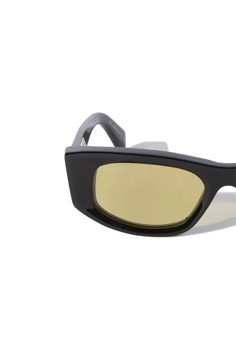 Black/Yellow Matera Sunglasses OFF-WHITE | OERI090F23PLA0011018