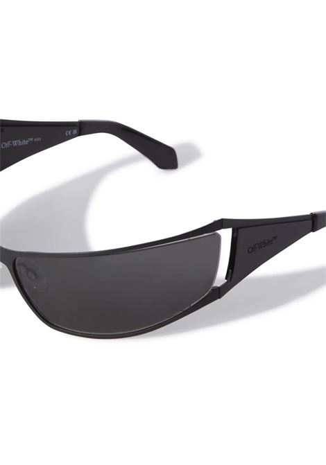 Black Oversized Luna Sunglasses OFF-WHITE | OERI102F23MET0011007