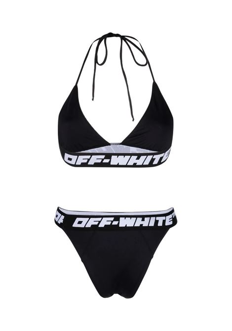 Bikini Nero Con Fascia Elastica - OFF-WHITE - Russocapri