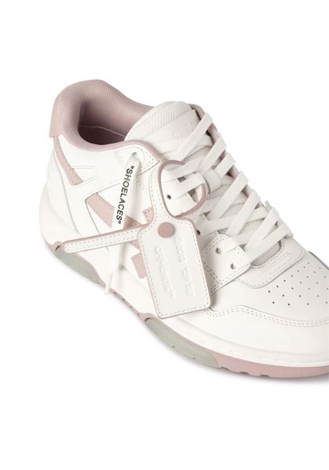 Out Of Office Sneakers In White and Pink Leather OFF-WHITE | OWIA259C99LEA0050130