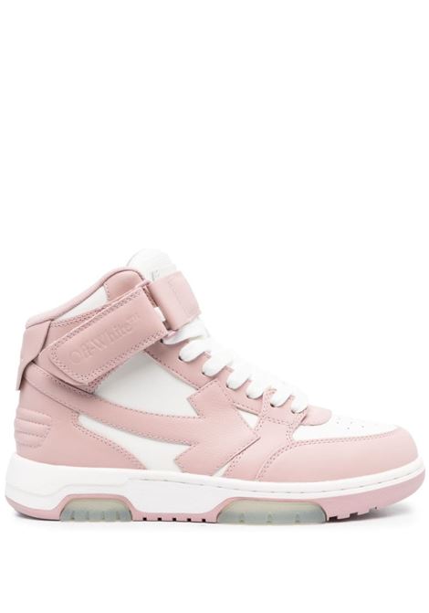 Sneakers Alte Out Of Office In Pelle Rosa OFF-WHITE | OWIA275C99LEA0020130