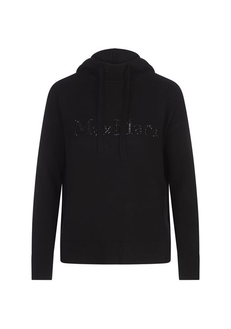 Black Gorizia Knitted Hoodie 'S MAX MARA | 2429366103600009