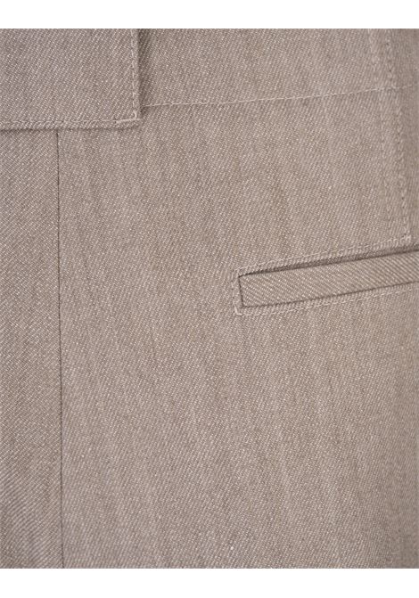 Sand Wool Blend Tailoring Trousers AGNONA | T70804-Y-UW008233