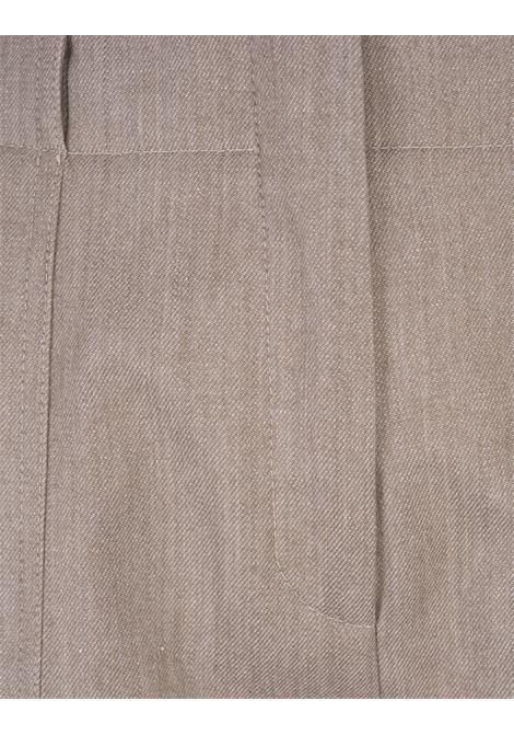 Sand Wool Blend Tailoring Trousers AGNONA | T70804-Y-UW008233