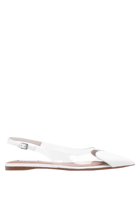 Slingback Flat Le Coeur Bianche ALAIA | AA3E047CK150010