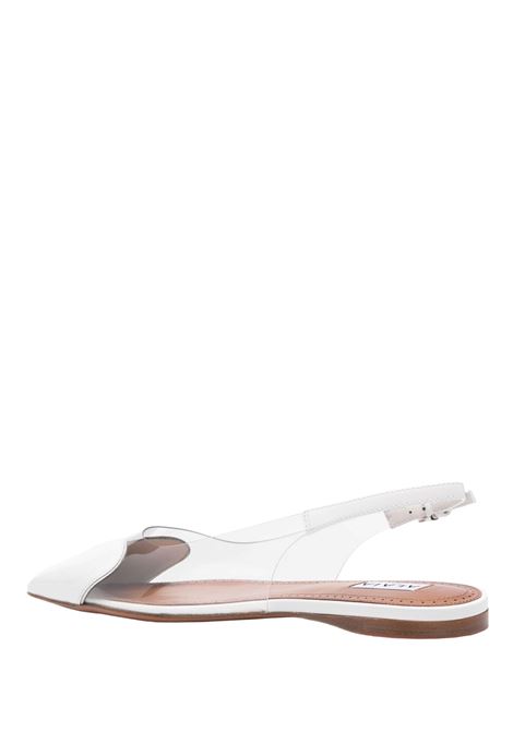 Slingback Flat Le Coeur Bianche ALAIA | AA3E047CK150010