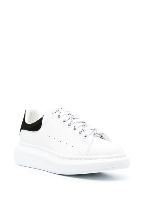 White Oversized Sneakers With Black Suede Spoiler ALEXANDER MCQUEEN | 553770-WHGP79061