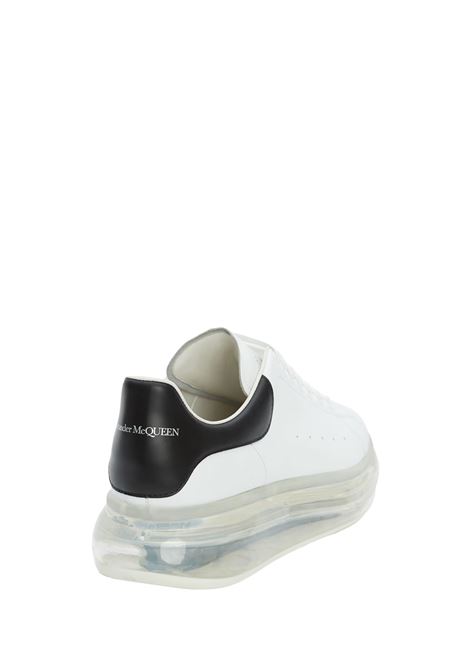 Oversized Sneakers In White Leather With Transparent Sole ALEXANDER MCQUEEN | 604232-WHX989061