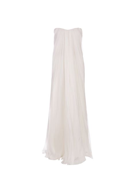 White Bustier Evening Dress ALEXANDER MCQUEEN | 612662-QBABX9027