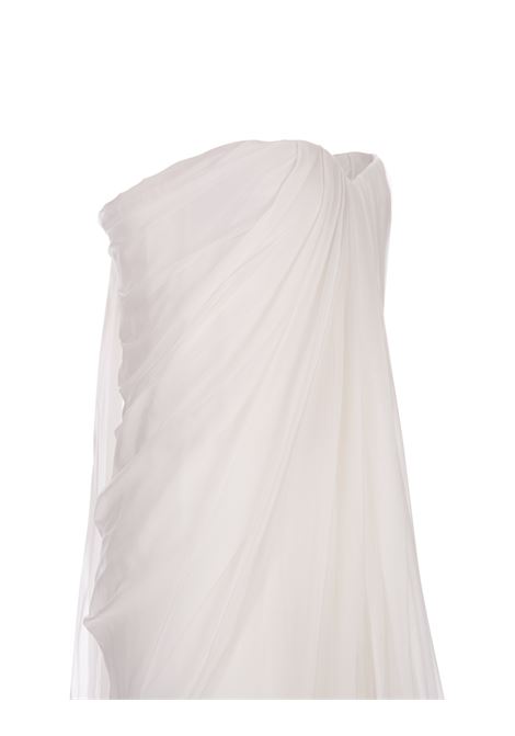 White Bustier Evening Dress ALEXANDER MCQUEEN | 612662-QBABX9027