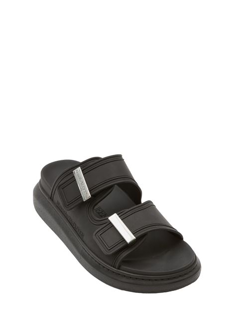 Black And Silver Hybrid Sandals ALEXANDER MCQUEEN | 663563-W4Q511081
