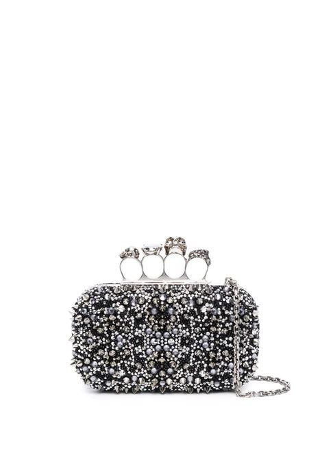 Black Clutch Knuckle ALEXANDER MCQUEEN | 676256-1T1151000