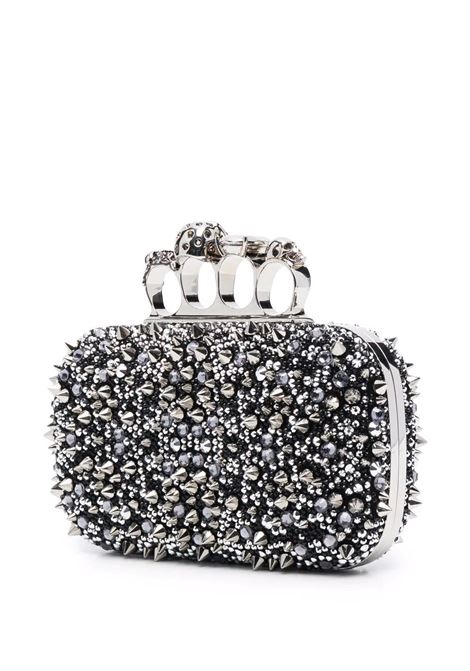 Black Clutch Knuckle ALEXANDER MCQUEEN | 676256-1T1151000