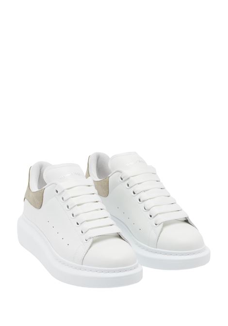 Sneakers Oversize In Bianco/Beige ALEXANDER MCQUEEN | 705060-WIFTA8997