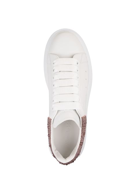 Sneaker Oversize in Bianco/Rosa Ciliegia ALEXANDER MCQUEEN | 718243-WIEEI8793