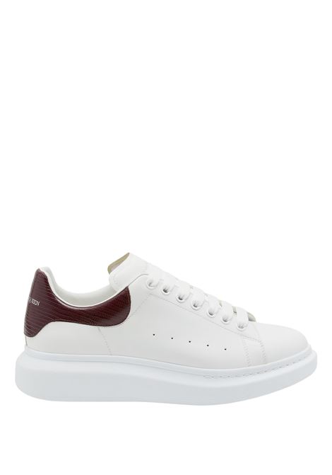 Oversized Sneakers in White/Burgundy ALEXANDER MCQUEEN | 727388-WIFT69088