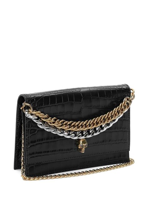 Black Small Skull Bag With Chain ALEXANDER MCQUEEN | 732796-1HB0G1000