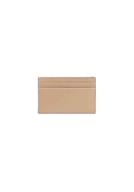 Beige and Black McQueen Graffiti Card Holder ALEXANDER MCQUEEN | 736230-1AATG2601