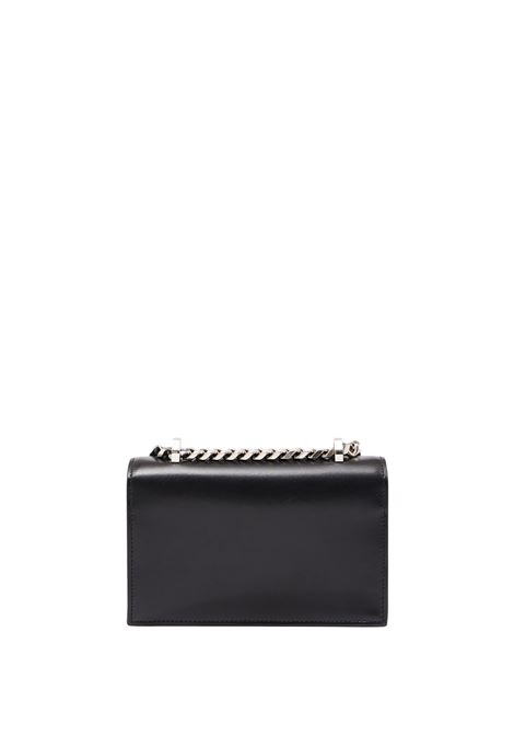 Mini Biker Jewelled Satchel Bag In Black ALEXANDER MCQUEEN | 756521-1BLCM1000