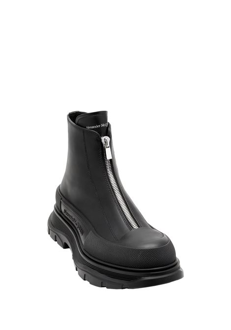 Zip Tread Slick Boots in Black ALEXANDER MCQUEEN | 758774-WHZ6U1000