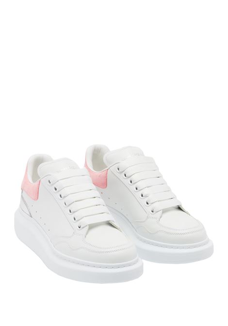 Oversized Sneakers in White/Pink Cherry Blossom ALEXANDER MCQUEEN | 758982-WIFTK8792