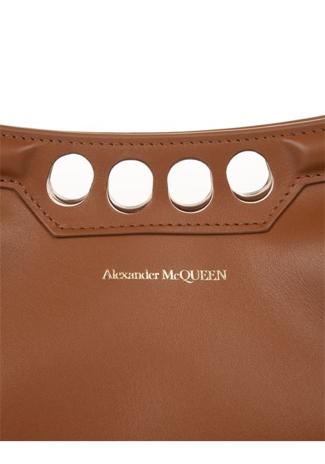 Peak Mini Bag In Caramel Leather ALEXANDER MCQUEEN | 775908-1BBLG2417