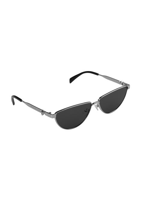 Caravan Floating Skull Sunglasses In Ruthenium Metal ALEXANDER MCQUEEN | 781205-I3331030