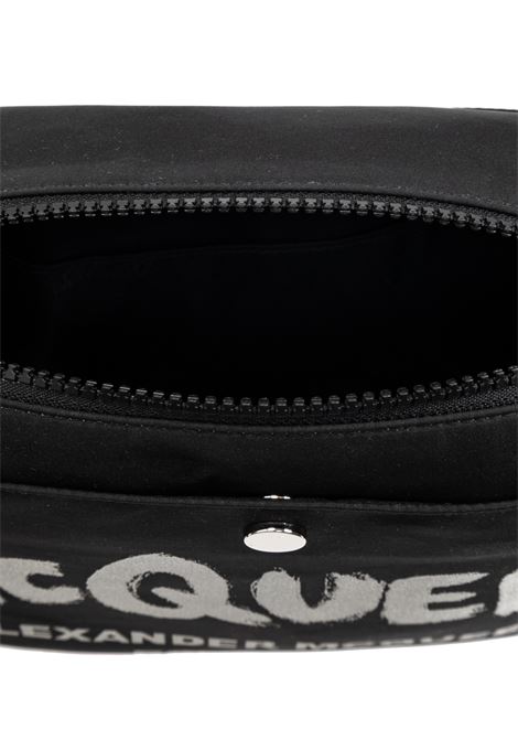 Black Graffiti McQueen Shoulder Bag ALEXANDER MCQUEEN | 791772-1AAS31095