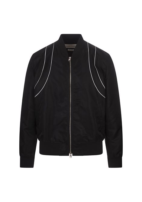 Bomber Piping Harness Nero ALEXANDER MCQUEEN | 794249-QRAAK1000