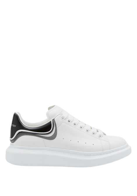 Oversized Sneakers in White/Black/Ash Grey ALEXANDER MCQUEEN | 794498-WIEEZ8775
