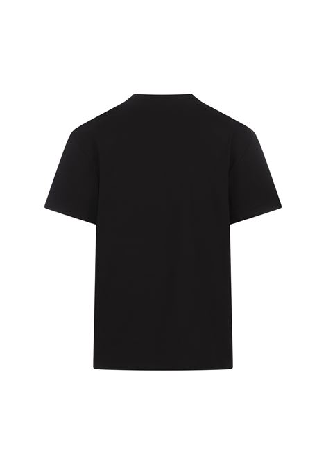 Black T-Shirt With Skull Print and Logo ALEXANDER MCQUEEN | 794604-QTABP0527