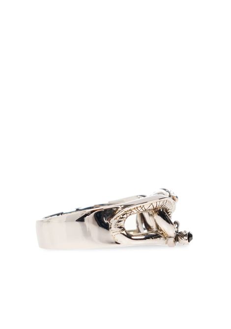 Anello Snake and Skull In Argento ALEXANDER MCQUEEN | 794969-J160Y1260