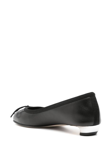 Armadillo Ballerinas In Black, Gold and Silver ALEXANDER MCQUEEN | 797579-WIG121399