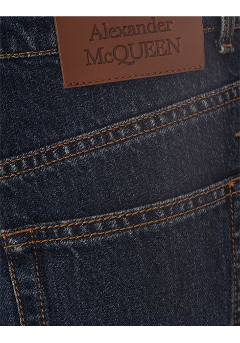 Jeans Boyfriend Indaco Con Risvolti ALEXANDER MCQUEEN | 797823-QMACS4297