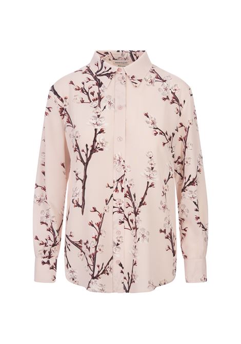 Flowers Classic Shirt In Pink ALEXANDER MCQUEEN | 798281-QCALA5072