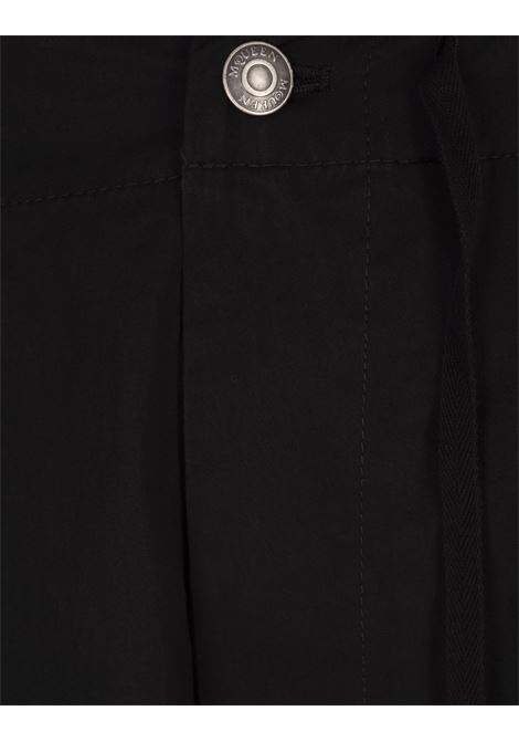 Cargo Trousers With Pleat in Black ALEXANDER MCQUEEN | 801284-QSAA91000