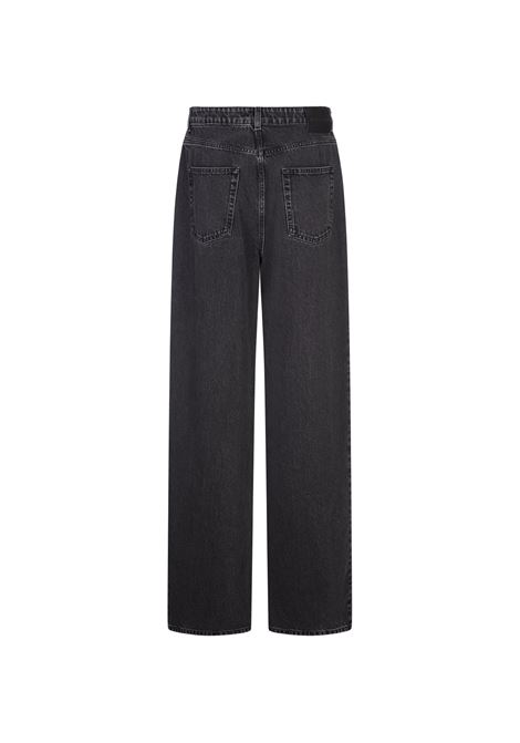 Black Wide Leg Jeans ALEXANDER MCQUEEN | 802098-QMACX1307